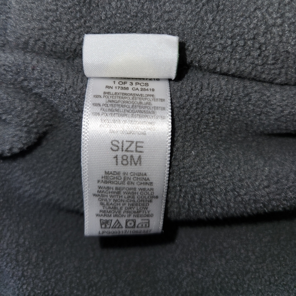 LITTLE me hooded puffer baby vest 18 months - Picture 4 of 5